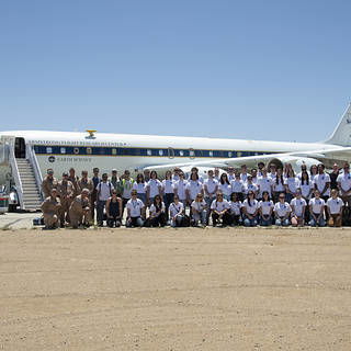 NASA Flies Students on DC-8 to Study Air Quality